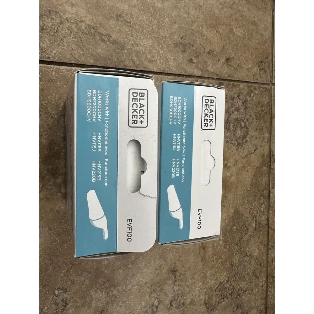 Black & Decker EVF100 Dust Buster Replacement Filter Qty 2
